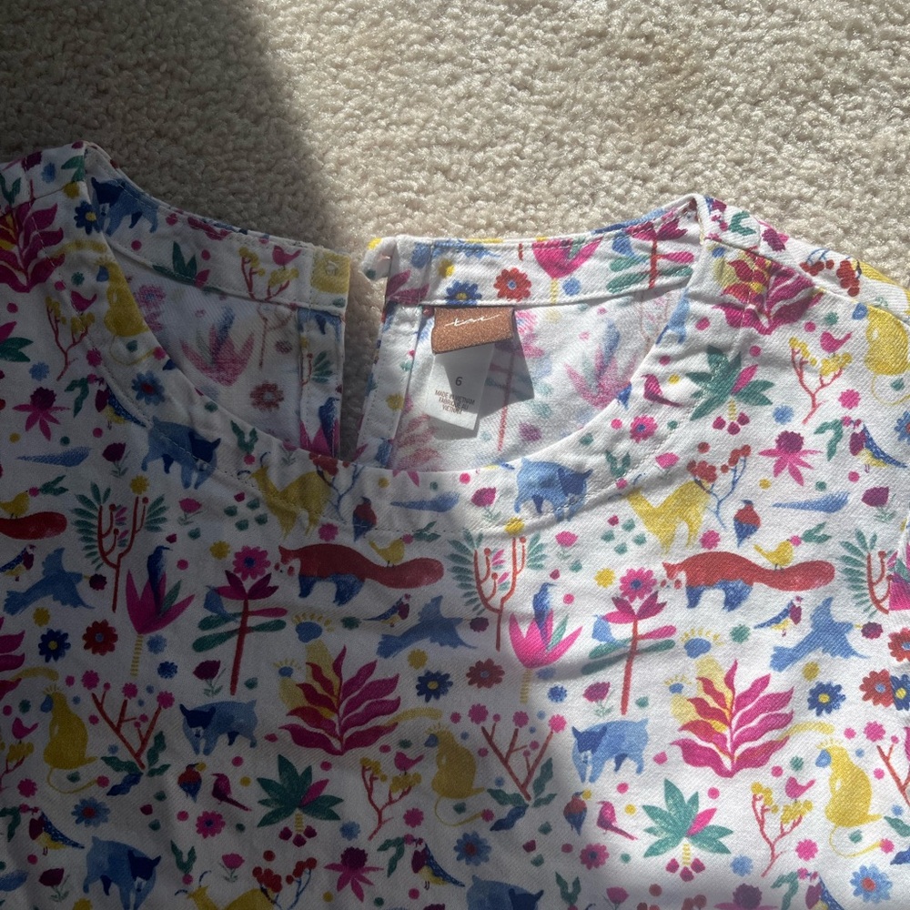 Tea Collection Animal Pattern Dress with Pockets - Picture 4 of 4